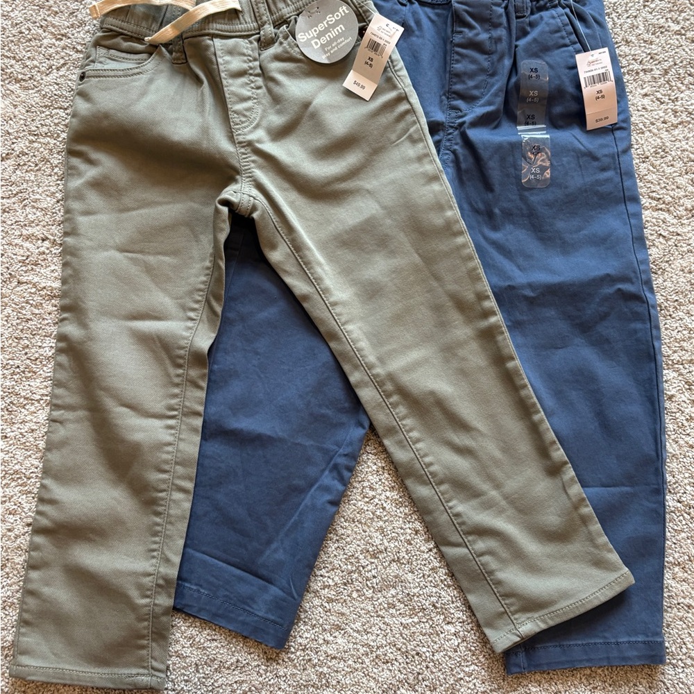 GAP Kids Casual Pants - Olive and Navy